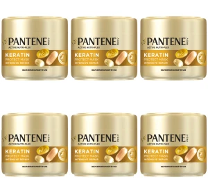 Pantene Pro-V Intensive Repair Keratin Protect Maska do włosów zniszczonych 300ml X6
