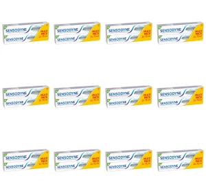 Sensodyne Extra Whitening pasta do zębów wybielająca 2x75 ml X12