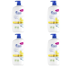 Head & Shoulders Citrus Fresh Szampon przeciwłupieżowy z pompką 800 ml X4