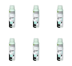 Garnier Mineral Black White Colors Fresh Aloe spray 150ml X6