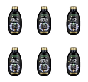 Garnier Botanic Therapy Węgiel Aktywny i Olej z Czarnuszki szampon do włosów 400 ml X6