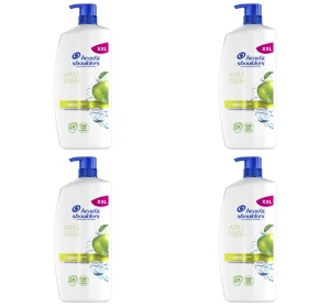 Head & Shoulders Apple Fresh Codzienny szampon przeciwłupieżowy z pompką 800 ml X4