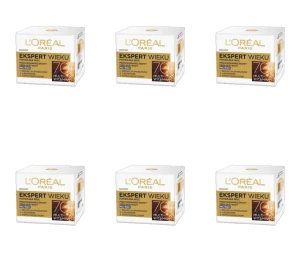 L'Oreal Paris Ekspert Wieku 70+ Krem odżywczy na noc 50 ml X6
