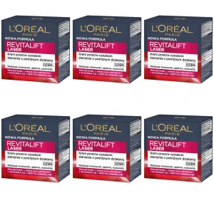 L'Oréal Paris Revitalift Laser X3 Krem Anti-Age głęboka regeneracja na dzień 50 ml X6