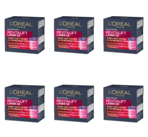 L'Oréal Paris Revitalift Laser X3 Krem anti-aging o potrójnym działaniu na noc 50 ml X6