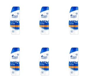 Head & Shoulders Men Ultra Anti Hair Fall Szampon przeciwłupieżowy 330 ml z kofeiną X6