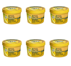 Garnier Fructis Hair Food Banana Maska do włosów suchych 400 ml X6