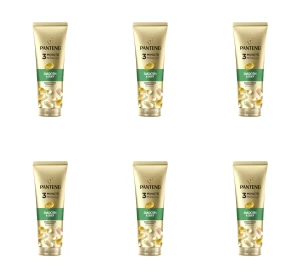 Pantene Pro-V Smooth & Sleek 3 Minute Miracle Odżywka 220 ml do włosów puszących się X6