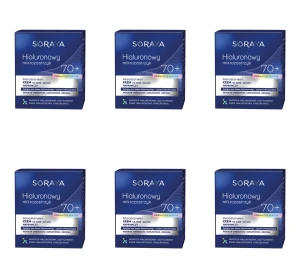 SORAYA Krem naprawczy na dzień i na noc 70+, 50 ml Hialuronowy mikrozastrzyk PROMATRIX PEPTIDE X6