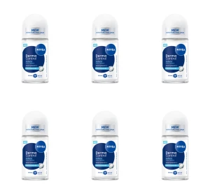 NIVEA Derma Control Defend Antyperspirant roll-on 50 ml X6