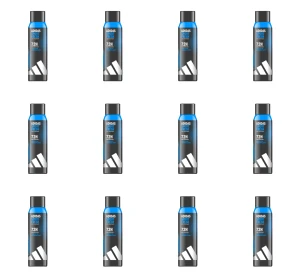 adidas Sport Fresh antyperspirant w sprayu dla mężczyzn zapewniający długotrwałą świeżość, 150 ml X12