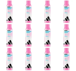 adidas Ultra Fresh Control antyperspirant w sprayu dla kobiet zapewniający długotrwałą świeżość, 150 ml X12