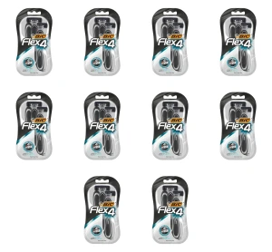 BIC Flex 4 maszynka do golenia blister 3 sztuki X10