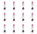 adidas Invisible Control antyperspirant w sprayu dla kobiet bez białych plam i żółtych śladów, 250 ml X12