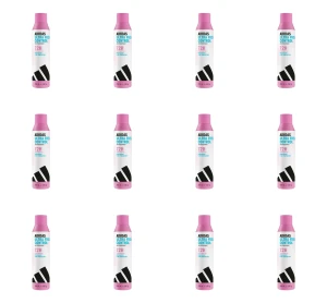 adidas Ultra Fresh Control antyperspirant w sprayu dla kobiet zapewniający długotrwałą świeżość, 250 ml X12