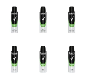 Antyperspirant w aerozolu dla mężczyzn Rexona Quantum Dry 150ml X6