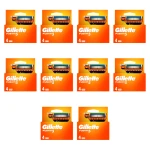 Gillette Fusion 5 Ostrza wymienne do maszynki do golenia dla mężczyzn, 4 szt. X10