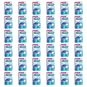 Corega Bio Formuła Tabletki przeciwbakteryjne 4 aktywne składniki do czyszczenia protez zębowych z systemem czyszczącym 4w1 30 tabletek X36