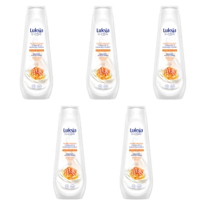 Luksja Silk Care Kremowy płyn do kąpieli Jogurt i Miód manuka 900 ml X5