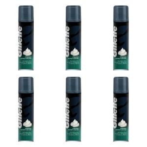 Gillette Pianka do golenia do skóry wrażliwej 200 ml X6