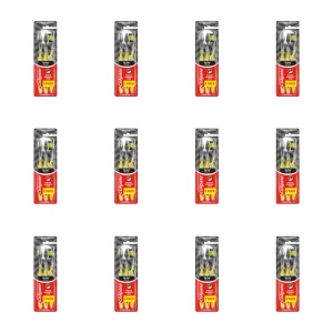 Colgate ZigZag Charcoal Szczoteczka do zębów średnia z węglem aktywnym 3 sztuki X12