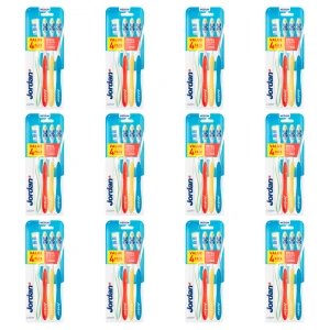 JORDAN szczoteczka do zębów Total Clean medium 4-pack X12