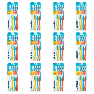 JORDAN szczoteczka do zębów Total Clean soft 4-pack X12