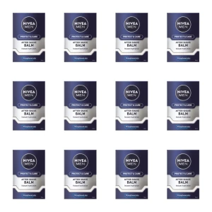 NIVEA Nawilżający Balsam po goleniu Protect & Care 100ml X12