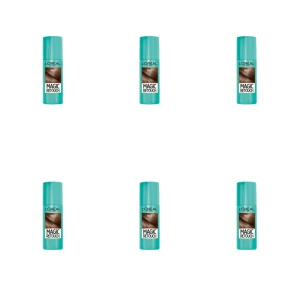 L'Oréal Paris Magic Retouch, spray do retuszu odrostów, Brąz, 75ml, aż do 25 aplikacji X6