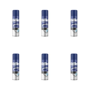 Gillette Series Oczyszczający żel do golenia z węglem aktywnym, 200 ml X6
