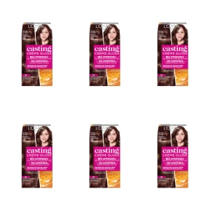 L'Oréal Paris Casting Crème Gloss Farba do włosów 515 Mroźna Czekolada 180 ml X6
