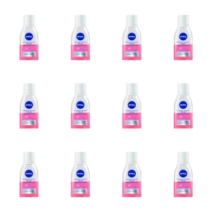 NIVEA Pielęgnujący dwufazowy płyn do demakijażu oczu 125 ml X12
