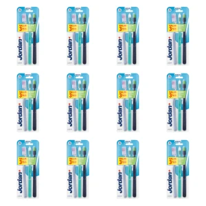 JORDAN szczoteczka do zębów Clean Smile medium 3-pack X12