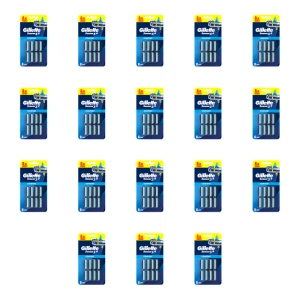 Gillette Sensor 3+Comfort Ostrza wymienne do maszynki do golenia, 8 wkładów z 3 ostrzami X18