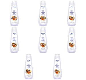 Luksja Silk Care Kremowy płyn do kąpieli Smakowita jagodowa babeczka 900 ml X8