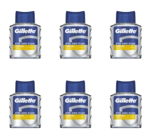 Gillette Series Woda po goleniu o zapachu energetyzujących cytrusów, 100 ml X6