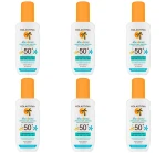 Kolastyna '24 Wrażliwa skóra Emulsja ochronna dla dzieci w sprayu SPF50+ 150ml X6