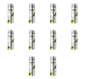 WARS EXPERT FOR MEN Żel do golenia GREEN PROTECT Kompleks roślinny&Witamina E 200ml X10