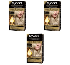SYOSS Oleo krem koloryzujący Popielaty Blond 10-50 X3
