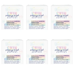 Bielenda Skin Restart Sensory Mask Nawilżająca maseczka prebiotyczna 50 ml X6