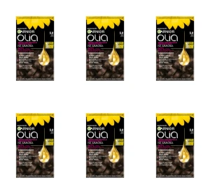 Garnier Olia 5.0, Brąz, Permanentna koloryzacja X6