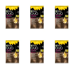 Garnier Olia 6.0, Jasny Brąz, Permanentna koloryzacja X6
