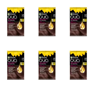 Garnier Olia 4.15, Mroźna Czekolada, Permanentna koloryzacja X6