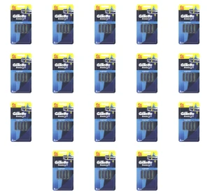 Gillette Sensor 3+Comfort Ostrza wymienne do maszynki do golenia, 4 wkłady z 3 ostrzami X18