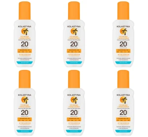 Kolastyna '24 Emulsja do opalania w sprayu SPF20 150ml X6