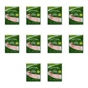 Schab 100 % mięsa bez konserwantów w plastrach 100g Dolina Dobra X10
