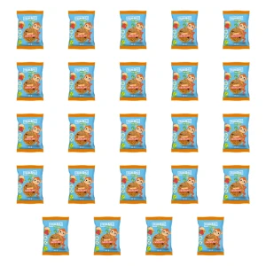 Frank & Oli Miękkie ciasteczko For Kids z bananem i truskawką 35g X24