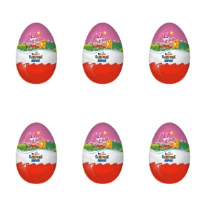 Kinder niespodzianka MAXI LEI 220g, jajko z niespodzianką X6