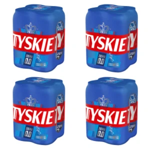 Piwo TYSKIE 0% puszka 4x500ml X4