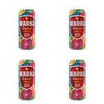 Warka Radler Piwo bezalkoholowe z lemoniadą o smaku grejpfruta i pomarańczy 4x500 ml X4